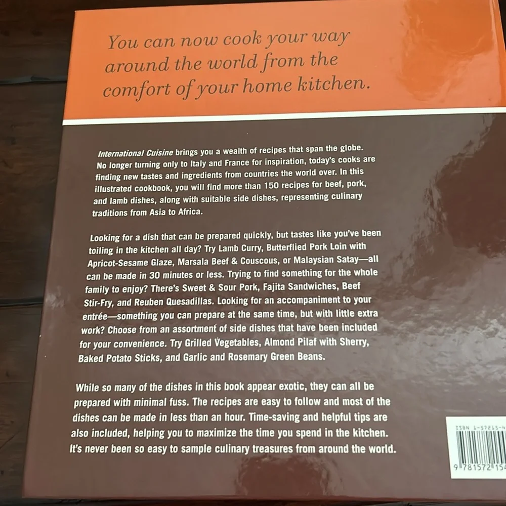 International Cuisine Beef, Lamb, & Pork Cookbook